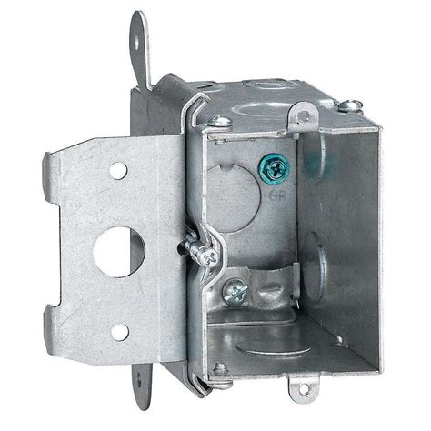 home depot metal receptacle box|electrical boxes for metal buildings.